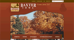 Desktop Screenshot of baxter-iowa.com